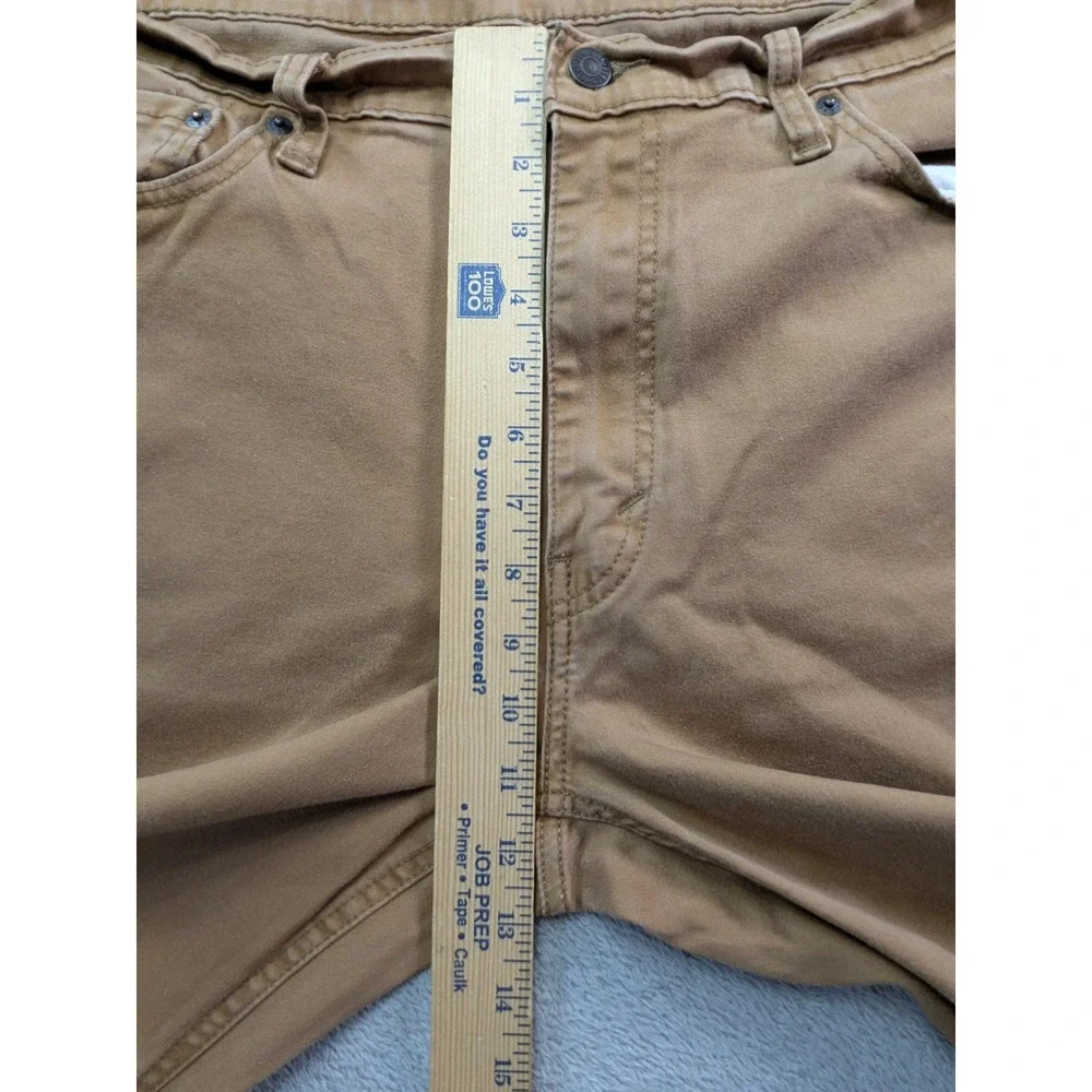 Levis 541 Athletic Taper Pants Mens 38x30 Brown Khaki Stretch 18181-0151